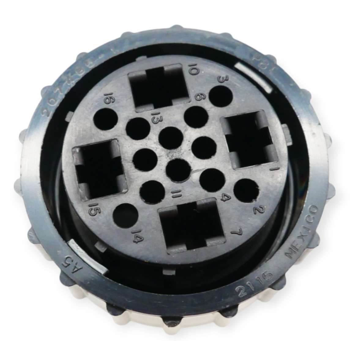 TE Connectivity 207485-1 Kunststoffstecker PIN:16 4+12 – Bild 3