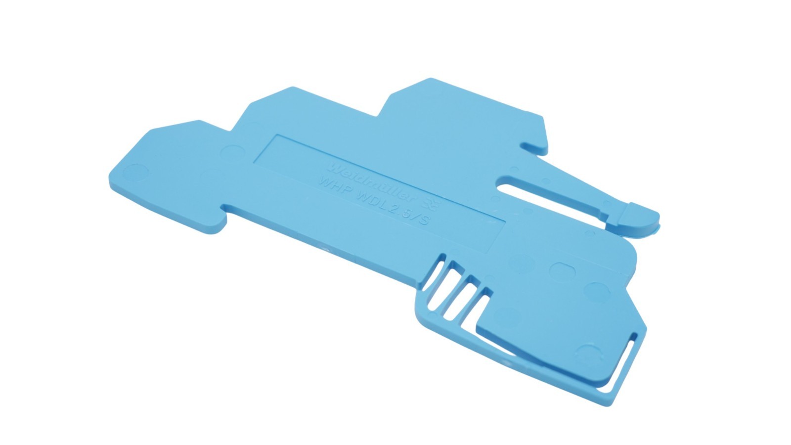 6 Stück Weidmüller WHP WDL 2.5/S BL Abschluss- und Zwischenplatte 1067980000