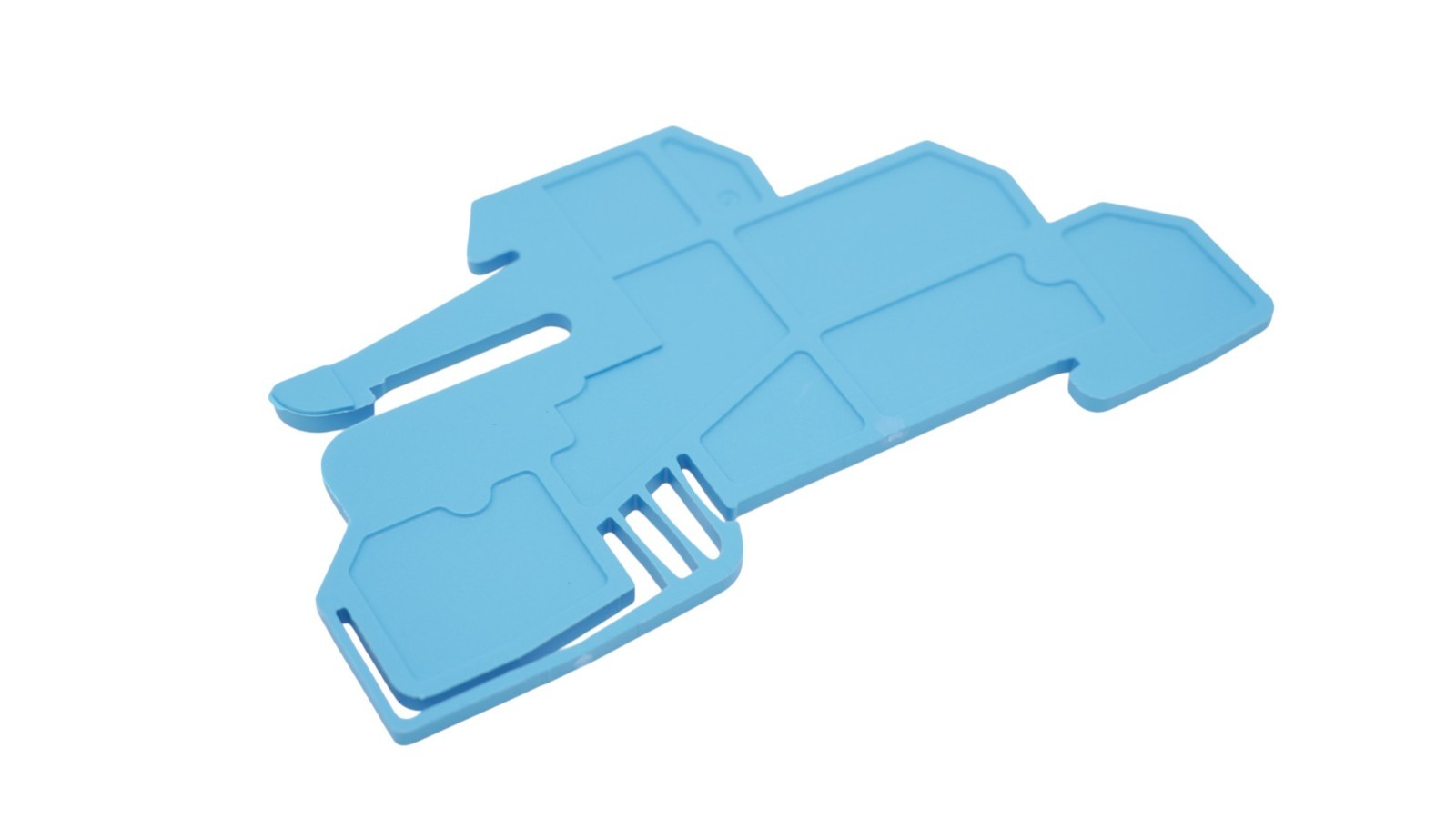 6 Stück Weidmüller WHP WDL 2.5/S BL Abschluss- und Zwischenplatte 1067980000 – Bild 2