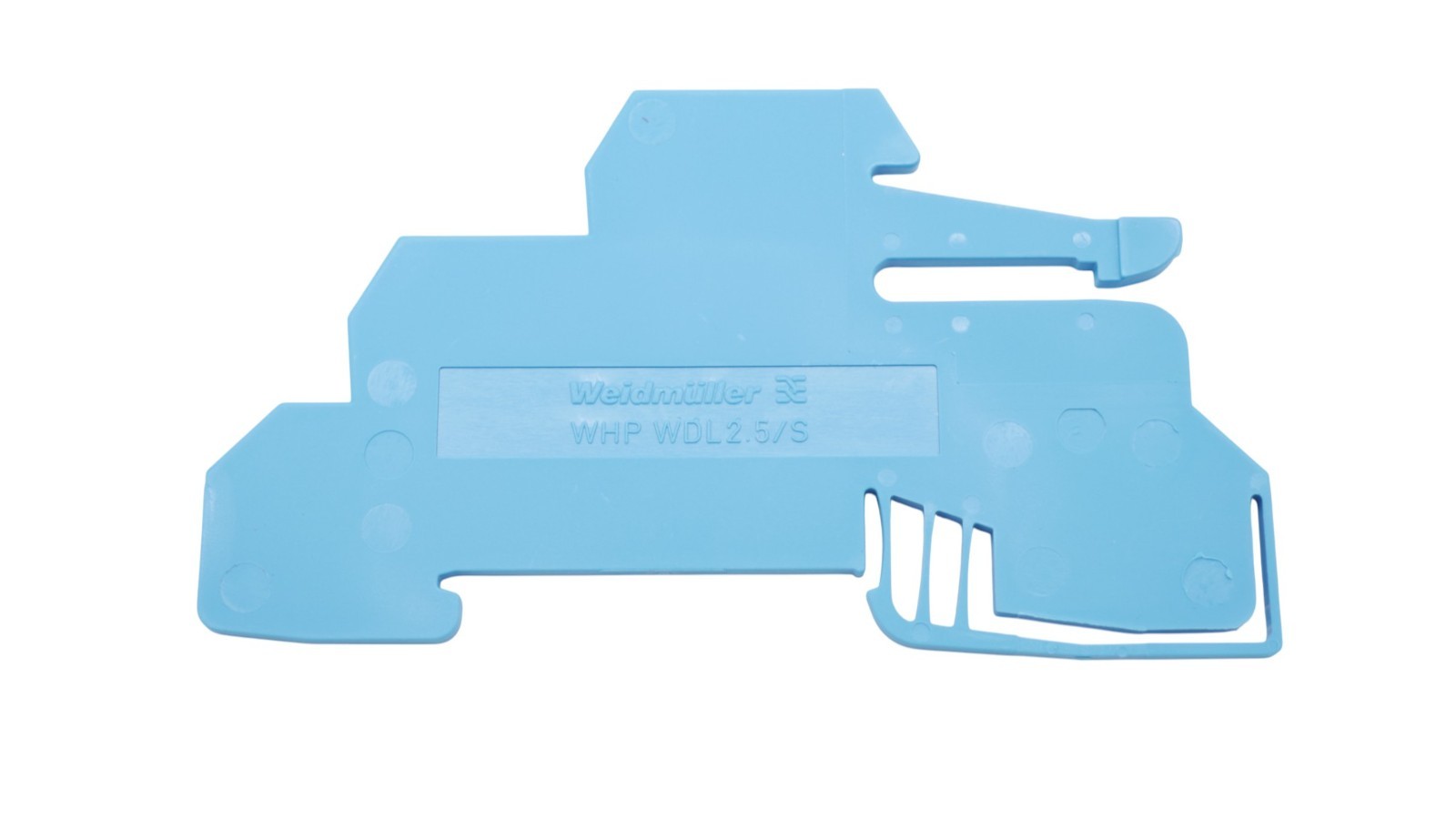 6 Stück Weidmüller WHP WDL 2.5/S BL Abschluss- und Zwischenplatte 1067980000 – Bild 3
