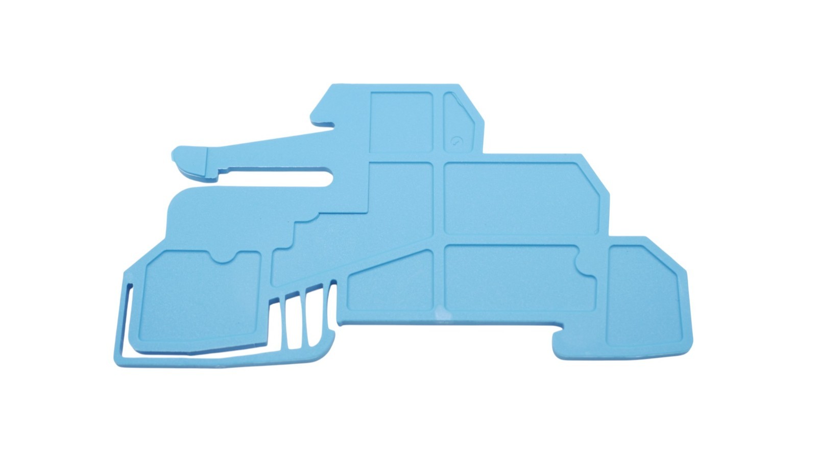 6 Stück Weidmüller WHP WDL 2.5/S BL Abschluss- und Zwischenplatte 1067980000 – Bild 4