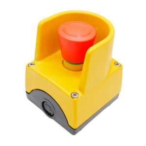 Siemens 3SB3801-0DF3 bestücktes Gehäuse mit NOT-Halt