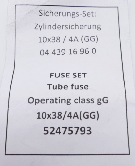 4 Stück Mersen FR10GG50V4 Patronensicherung 16A 10x38mm 500V Keramik gG – Bild 8
