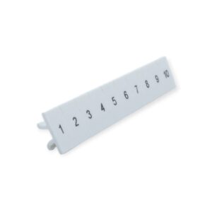 Phoenix Contact Zackband ZB5,LGS: fortl. Zahlen 1-10 10500117 VPE 10 Stk.