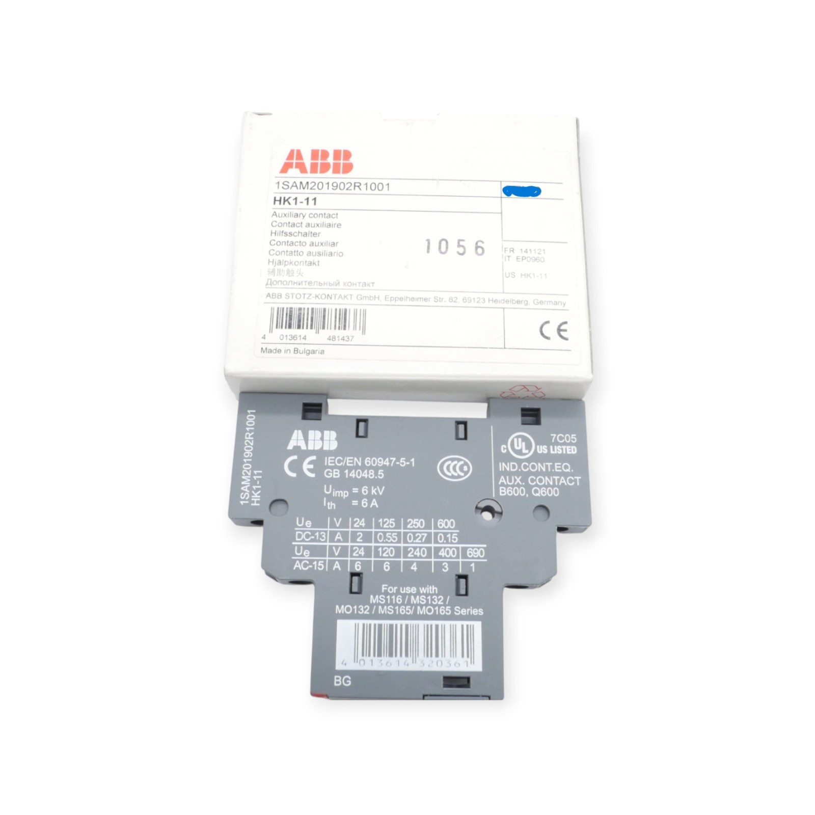 ABB Hilfsschalter für Schütz HK1-11 – Bild 2