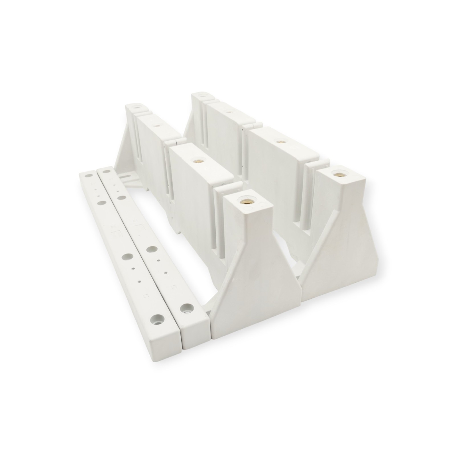 Ritttal SV 3055.000 Sammelschienenhalter 3-polig 150 mm RAL 7035 – Bild 2