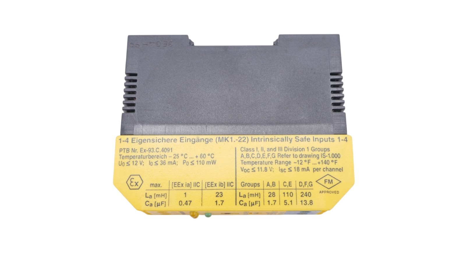 Turck MK1-22UP-Ex0/24VDC Isolierender Schaltverstärker 7505500 2-Kanal – Bild 5