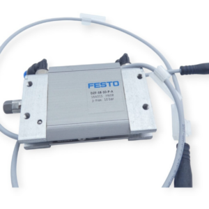 Festo DZF-18-10-P-A 164015 H608 Flachzylinder mit Kabeln/Anschlüssen