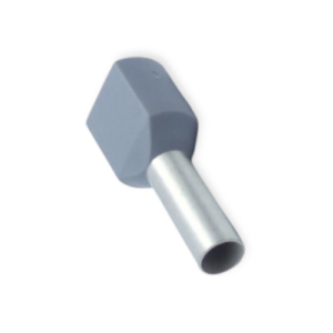 48 Stück Hilpress 09062 UL Aderendhülse 4 qmm² Isoliert Grau