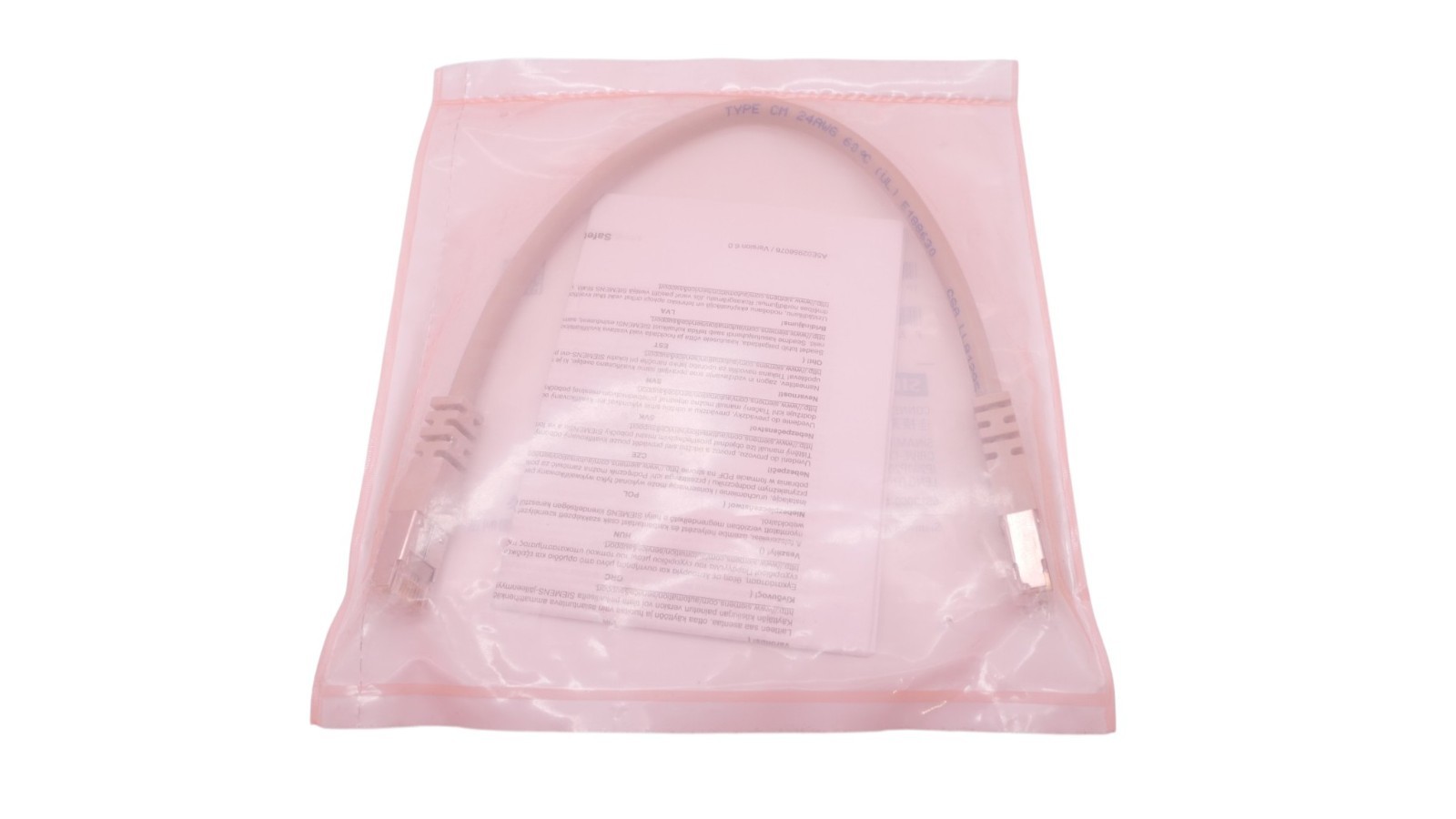 5 Stück Siemens 6SL3060-4AF00-0A00 SINAMICS DRIVE-CLiQ Leitung IP20 0,21m – Bild 3