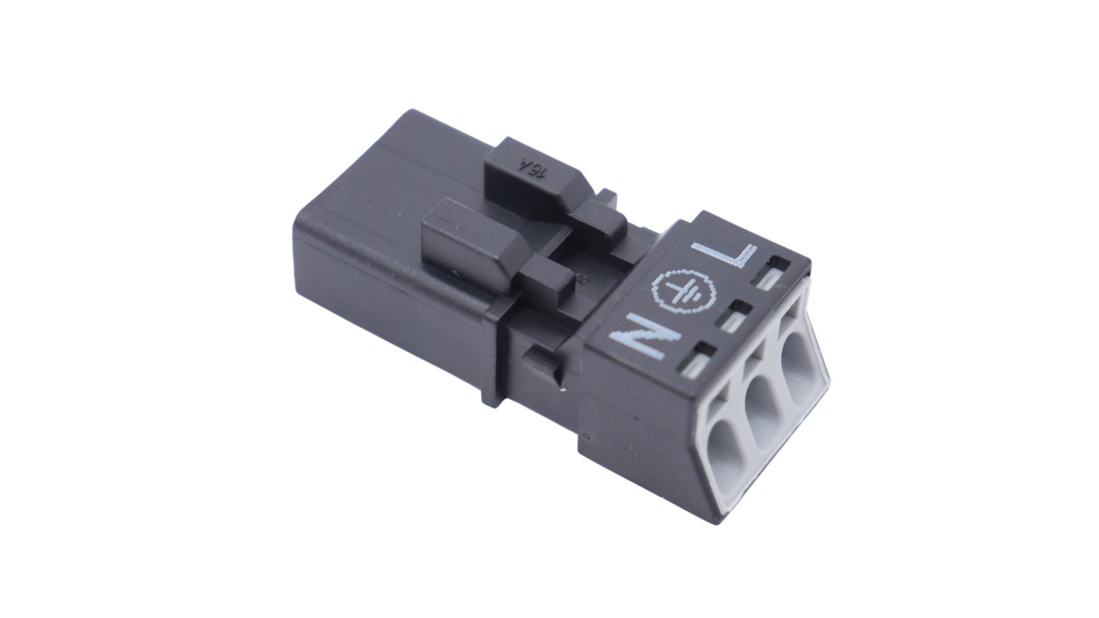 6 Stück Wago 890-113 Stecker mit Zugentlastungsgehäuse 3-polig 1,5mm² schwarz – Bild 3