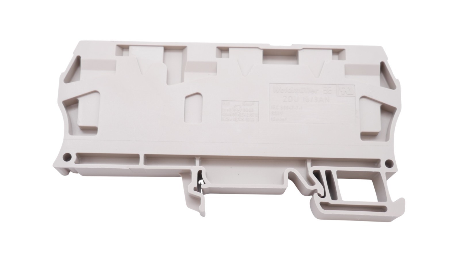 6 Stück Weidmüller ZDU 16/3AN Durchgangs-Reihenklemme 1768320000 800V 16mm² 76A – Bild 5