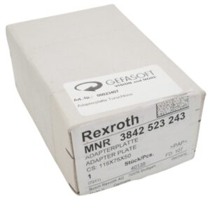 Bosch Rexroth MNR 3842523243 Adapterplatte Tür Schloss Schutz