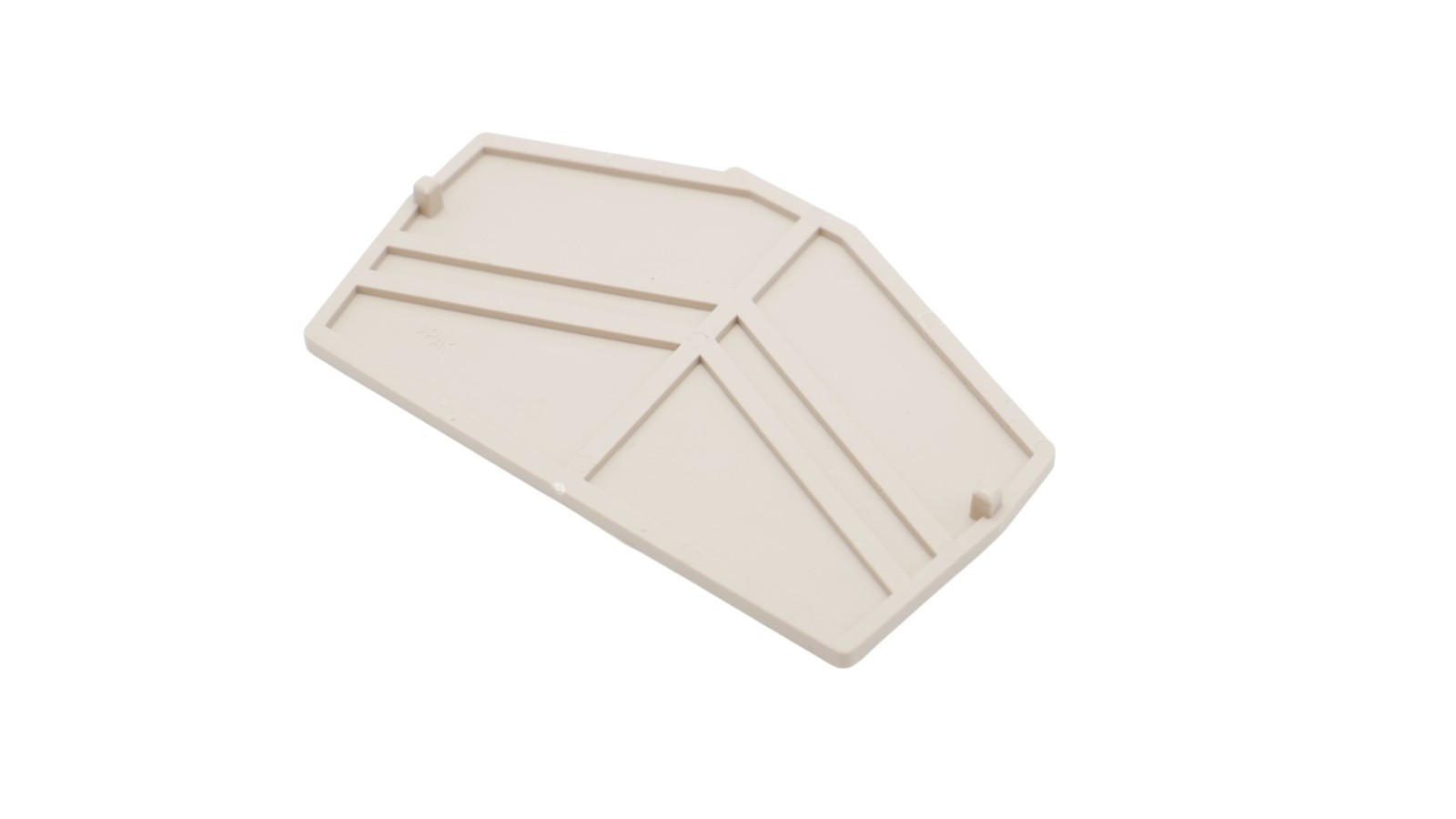 63 Stück Weidmüller ZAP ZDU4-2 Abschlussplatte – Bild 4