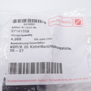 2 Stück Murrplastik KDT/X 26 Kabeldurchführungstülle 87141258