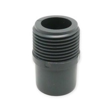 2 Stück +GF+ 721913507 Übergangsnippel d25-3/4" PVC-U