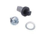 Emka 1000-U00323 Betätigung Vierkant mit Pfeil 7mm GD-Zn schwarz gepulvert 18mm
