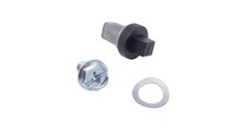 Emka 1000-U00323 Betätigung Vierkant mit Pfeil 7mm GD-Zn schwarz gepulvert 18mm
