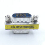 7 Stück U.S.A. Patent 5199906 Gender Changer Adapter 9 pol. Sub-D Stecker