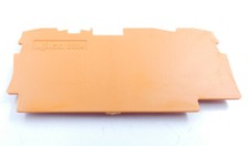 25 Stück WAGO 2004-1392 Abschlussplatte u. Zwischenplatte 1mm dick orange