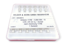 Hilger & Kern 11750 - 3,00X20K-12 Dosiernadel VPE 12 Stk.