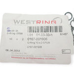 10 Stück Westring 0167-001906 O-Ring 10x2 EPDM schwarz