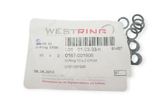 10 Stück Westring 0167-001906 O-Ring 10x2 EPDM schwarz