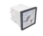 Dreheisenmessgerät Ampreremeter Strommesser 48x48mm 1A(2A) 300V CatIII TG Q 2491