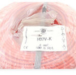 Kordes Kabel H07V-K 4mm 100m rot
