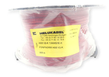 Helukabel H05 V2-K 1/AWG18 rt Litze fünfnorm rot 305m
